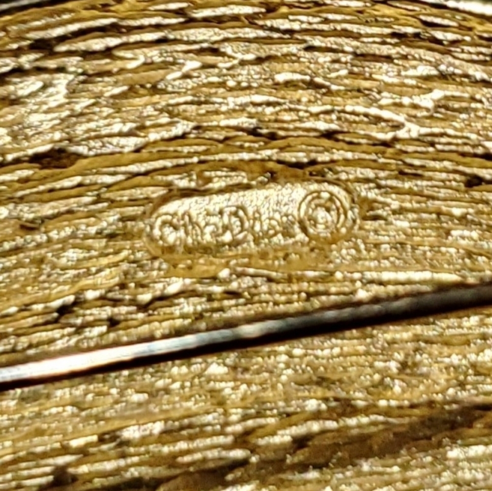 DIOR Vintage Gold Plated Feather Brooch - Picture 4 of 4